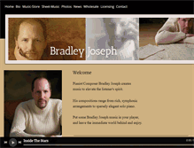 Tablet Screenshot of bradleyjoseph.com